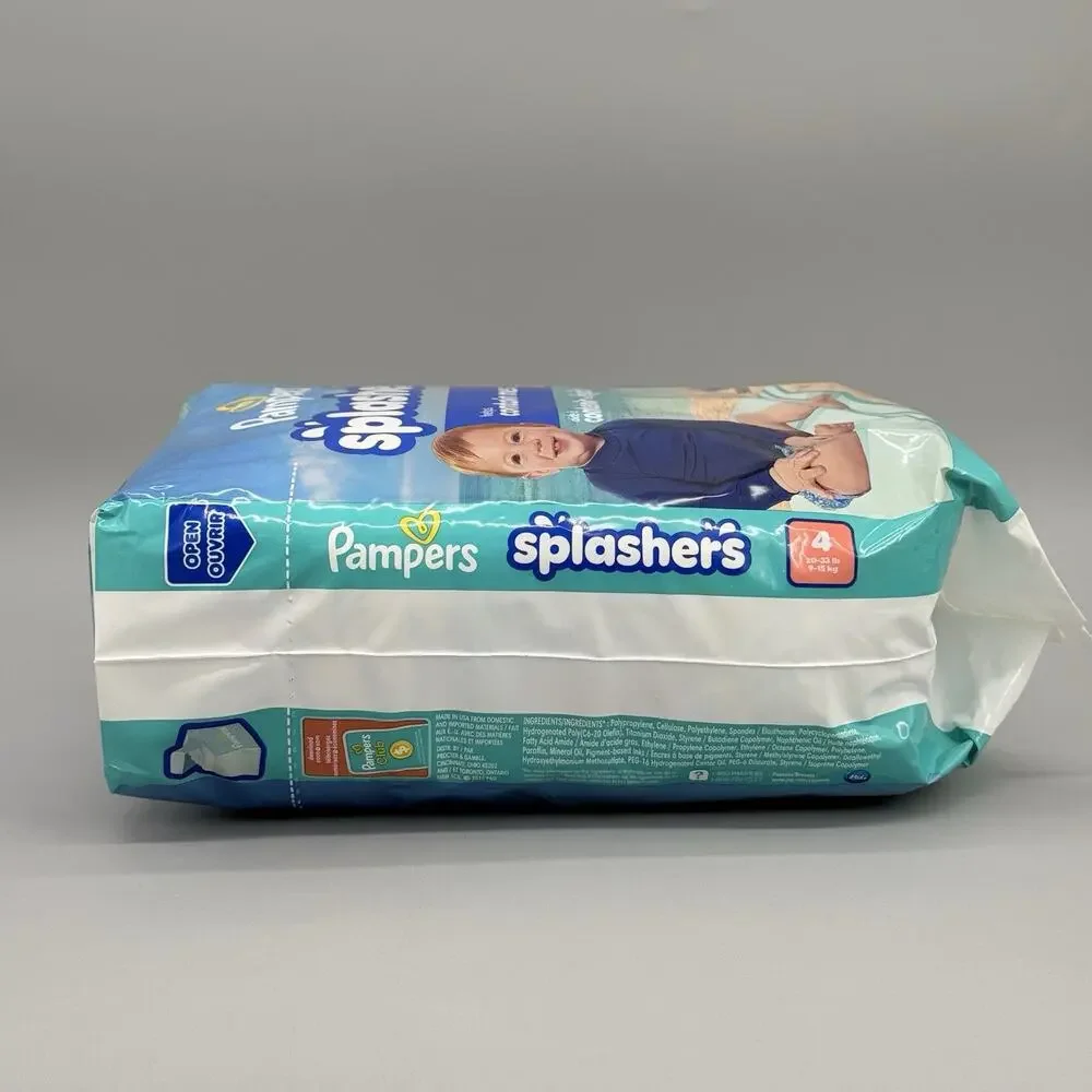 Pampers Splashers Disposable Swim Size Diapers Size 4 (20-33LBS) 18-Pack